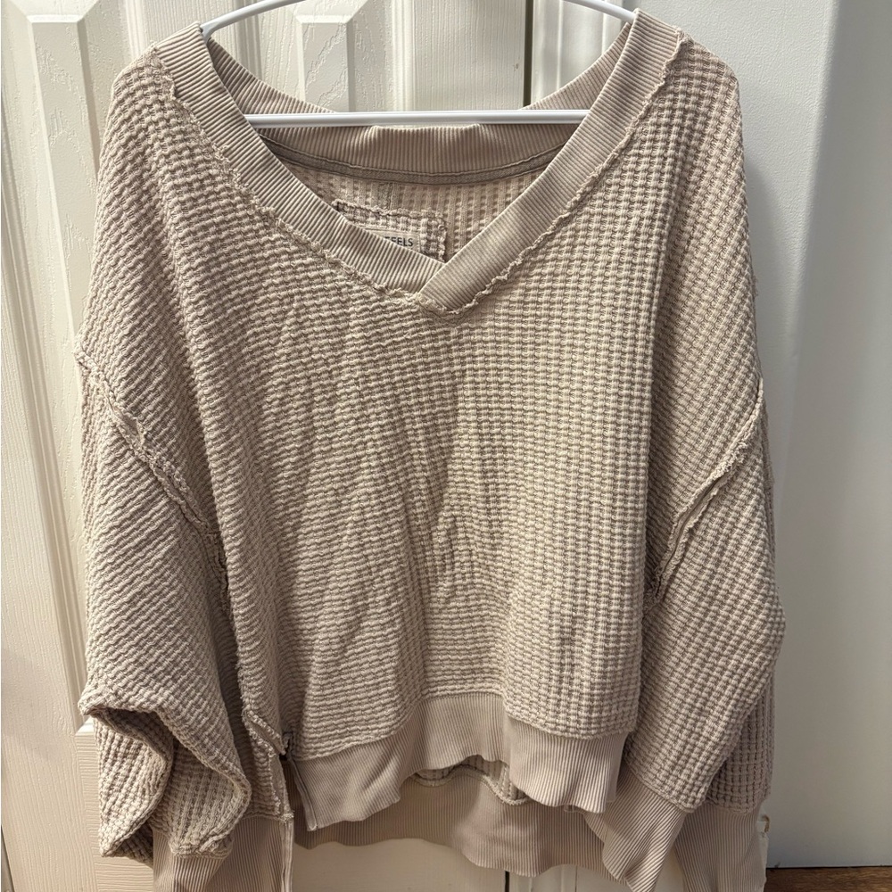 American Eagle Outfitters This Feels Seriously Lived In Long Sleeve Shirt